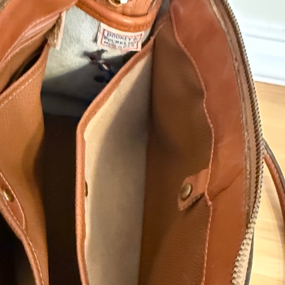 Dooney & Bourke All Weather leather Vintage Satchel Crossbody Handbag - Picture 16 of 16